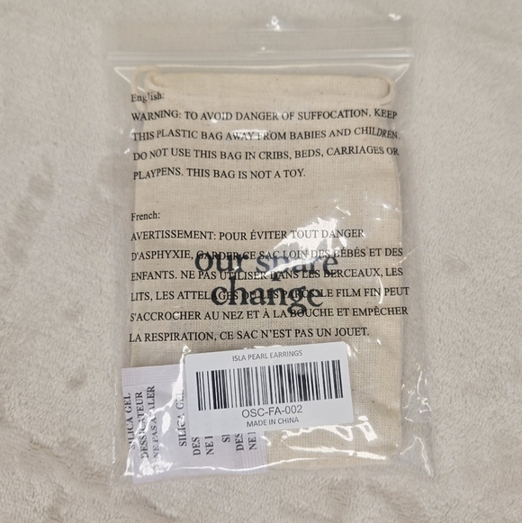 Our Spare Change Isla 18K Gold Plated Freshwater Pearl Drop Earrings - Picture 7 of 7